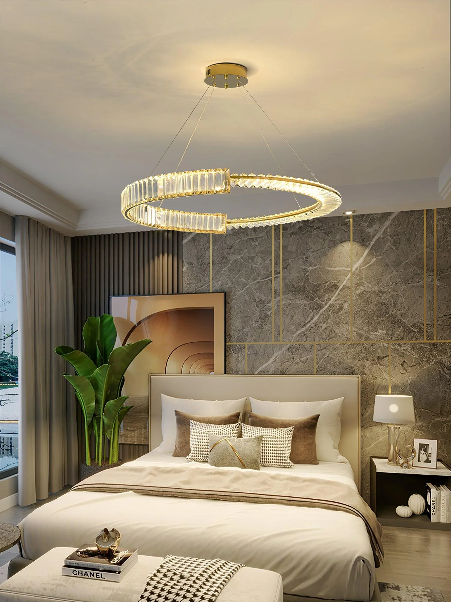 Lustra Chandelier Stella LED Crystal Ring - Image 16