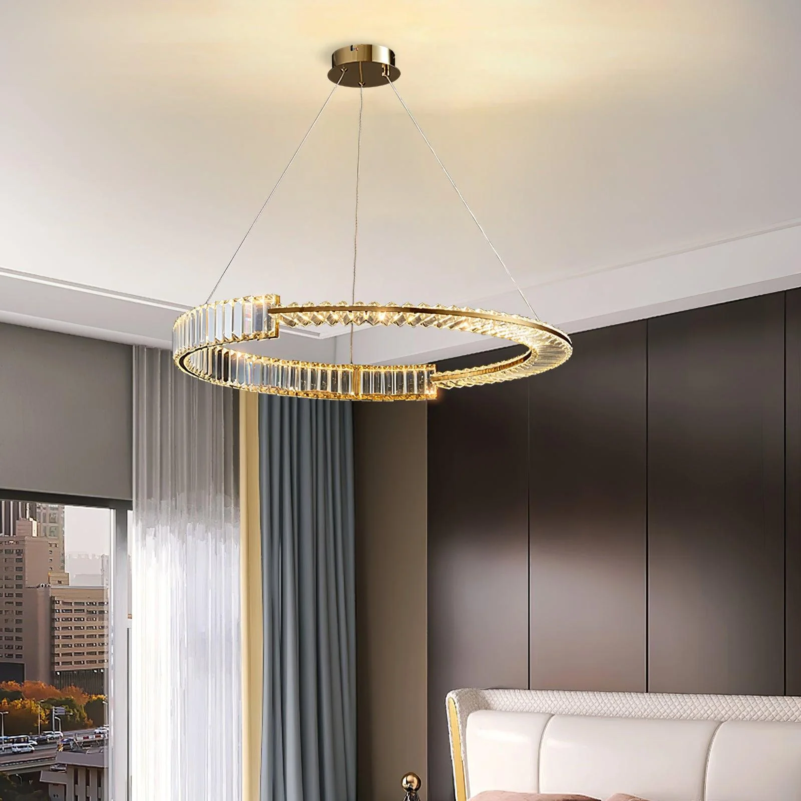 Lustra Chandelier Stella LED Crystal Ring - Image 6