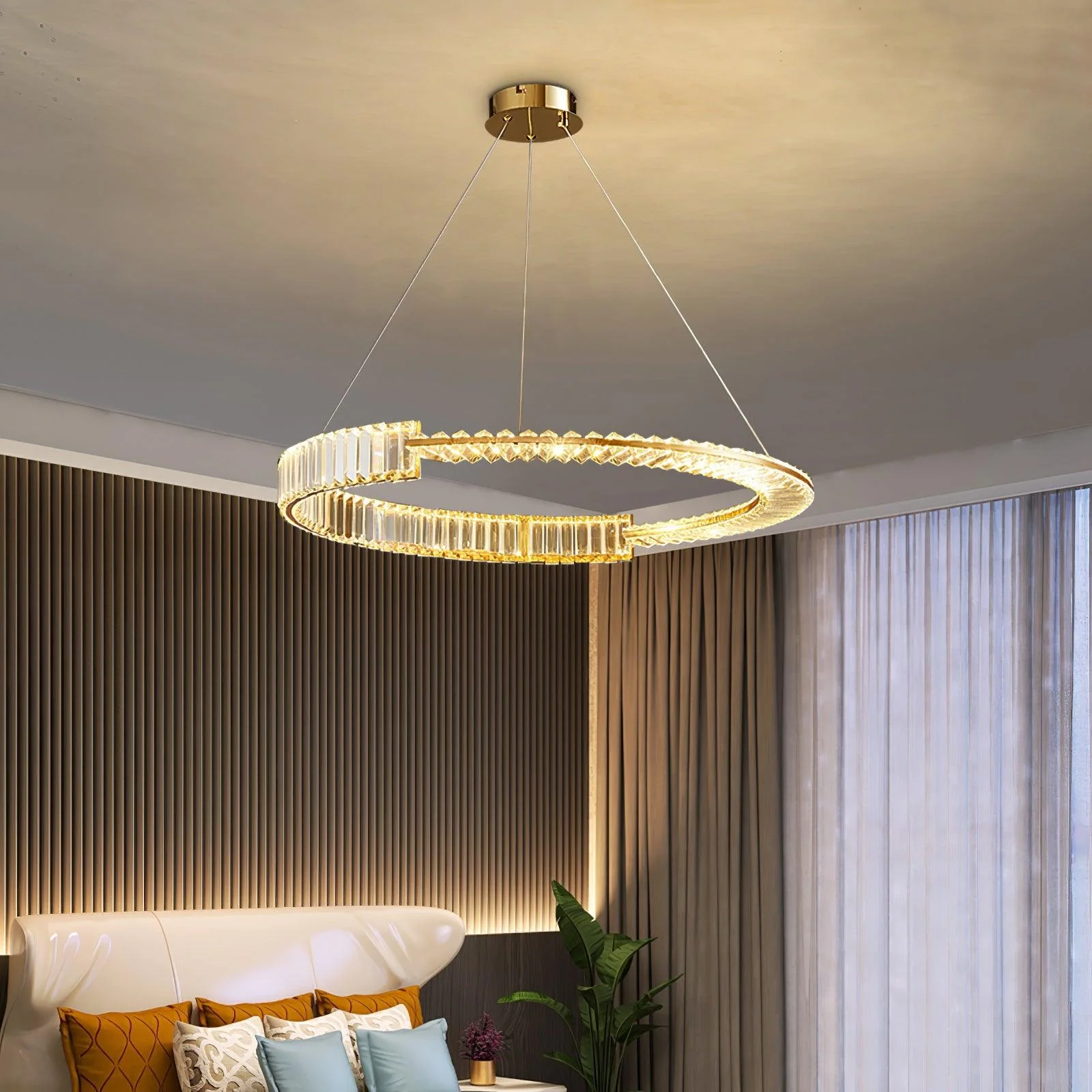 Lustra Chandelier Stella LED Crystal Ring - Image 7