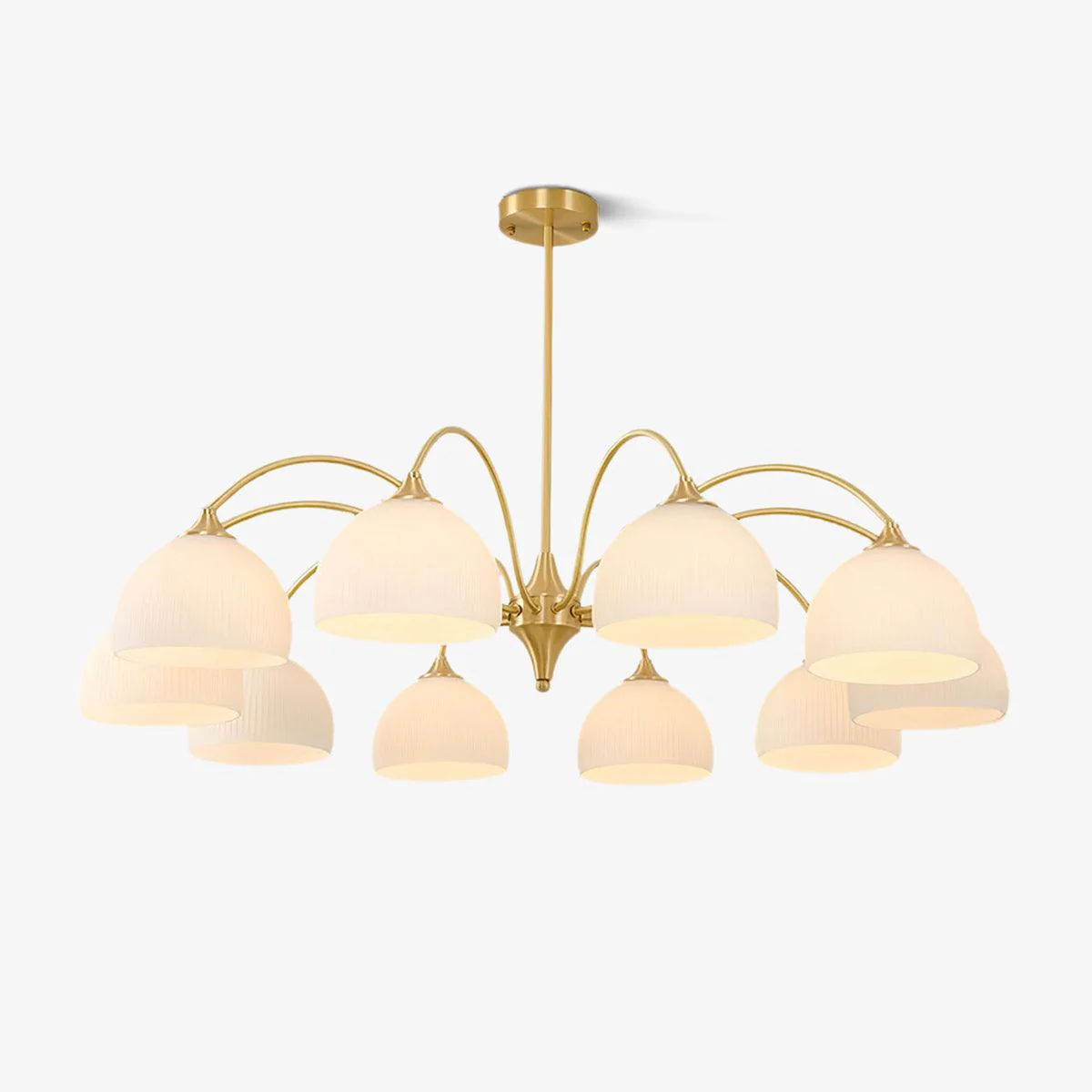 Lustra Chandelier Striped Glass Bowl