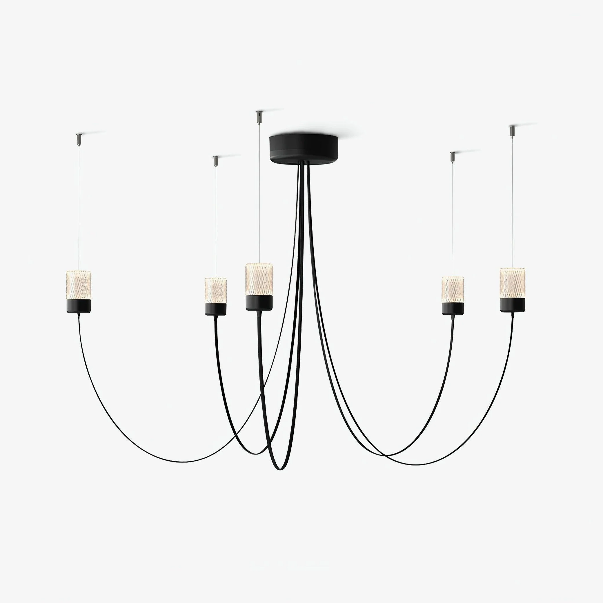 Lustra Chandelier Swaying Elegance Glass