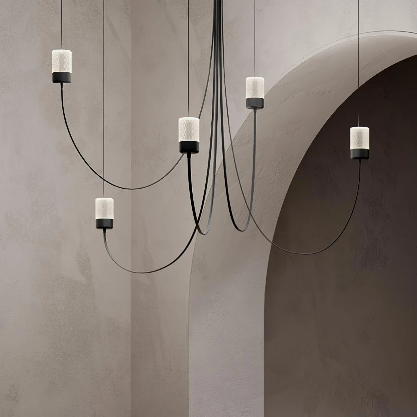 Lustra Chandelier Swaying Elegance Glass - Image 14
