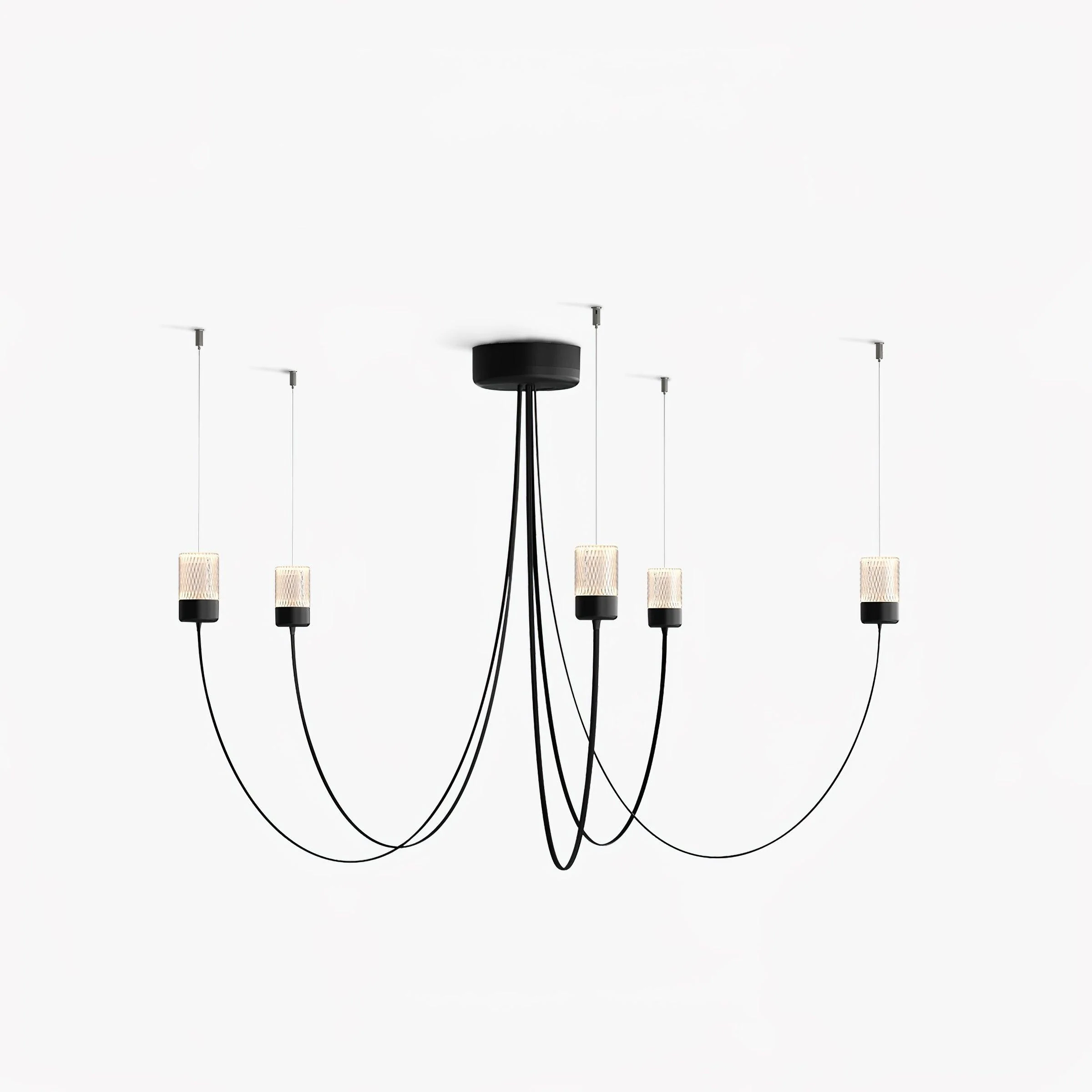 Lustra Chandelier Swaying Elegance Glass - Image 15