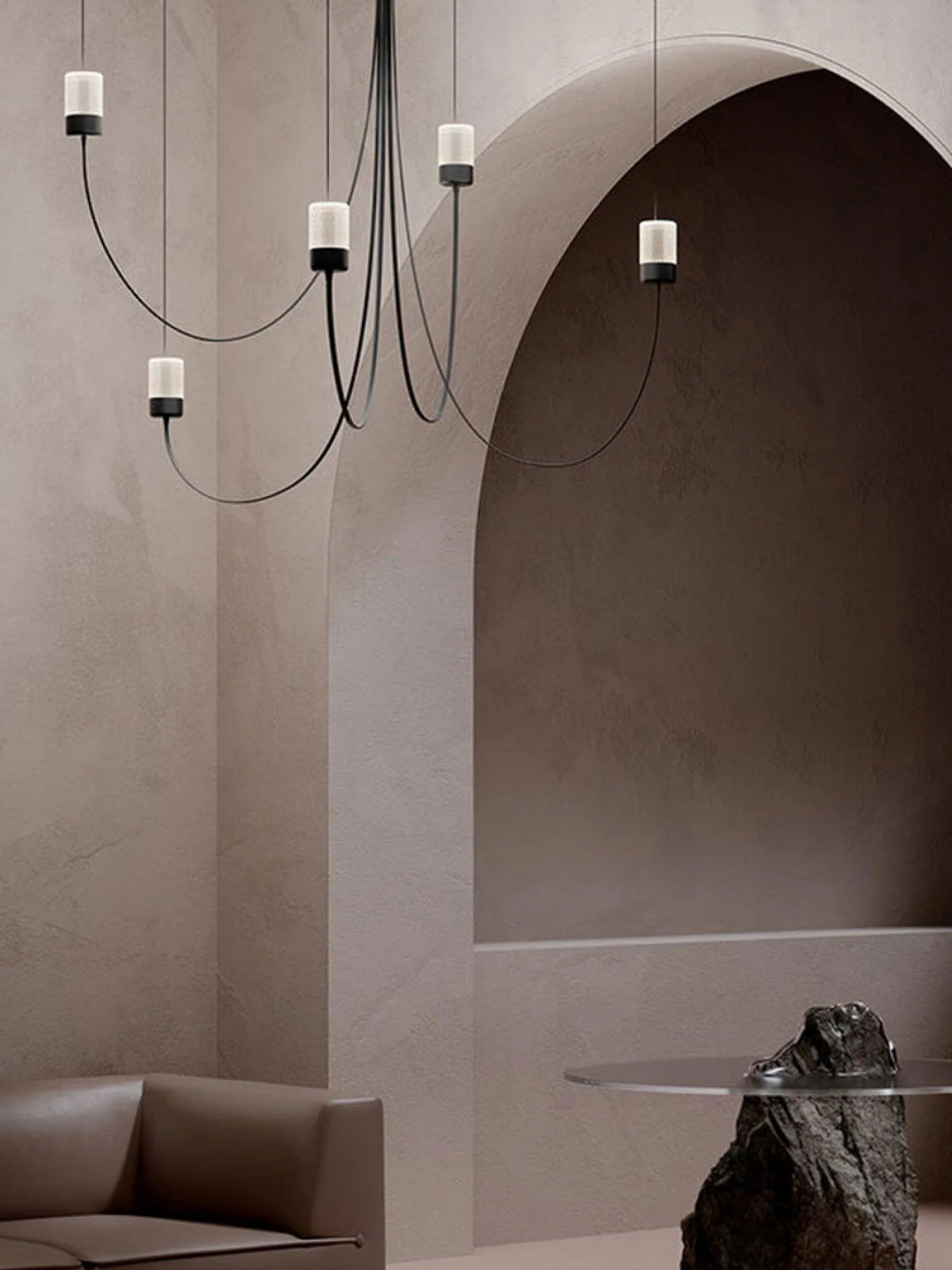 Lustra Chandelier Swaying Elegance Glass - Image 18