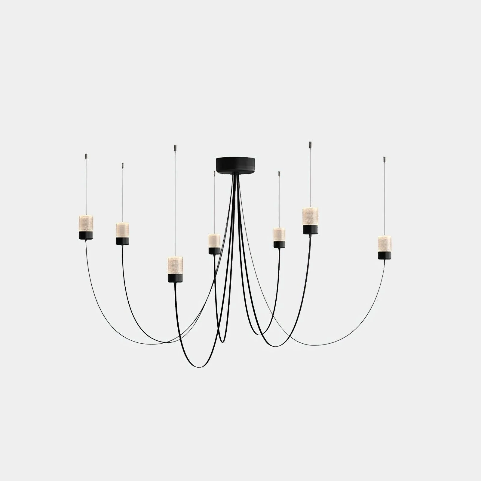 Lustra Chandelier Swaying Elegance Glass - Image 2