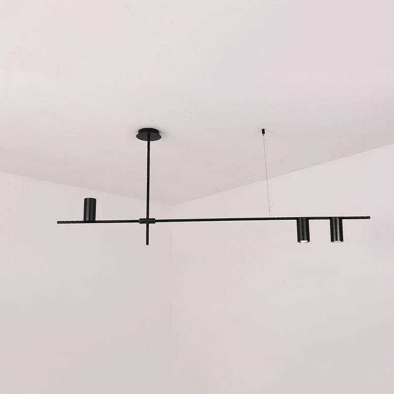 Lustra Chandelier Tribes Brass Linear Cylinder - Image 14