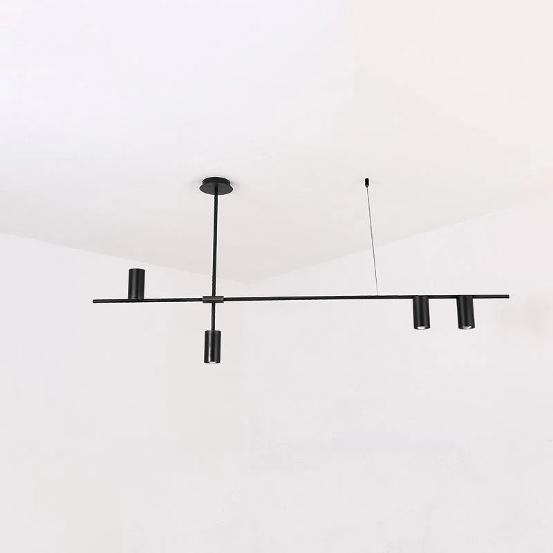 Lustra Chandelier Tribes Brass Linear Cylinder - Image 18
