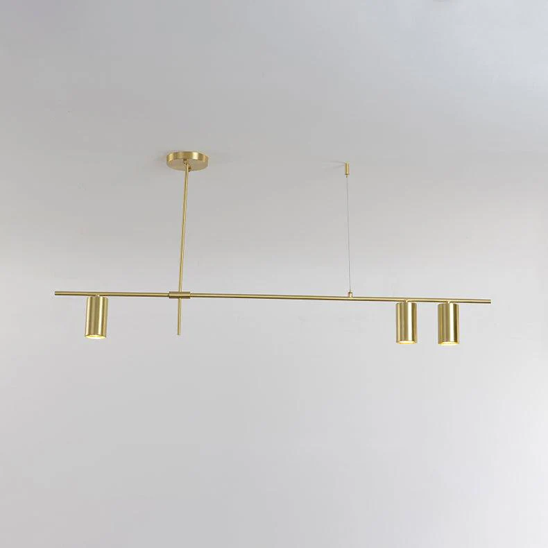 Lustra Chandelier Tribes Brass Linear Cylinder - Image 31