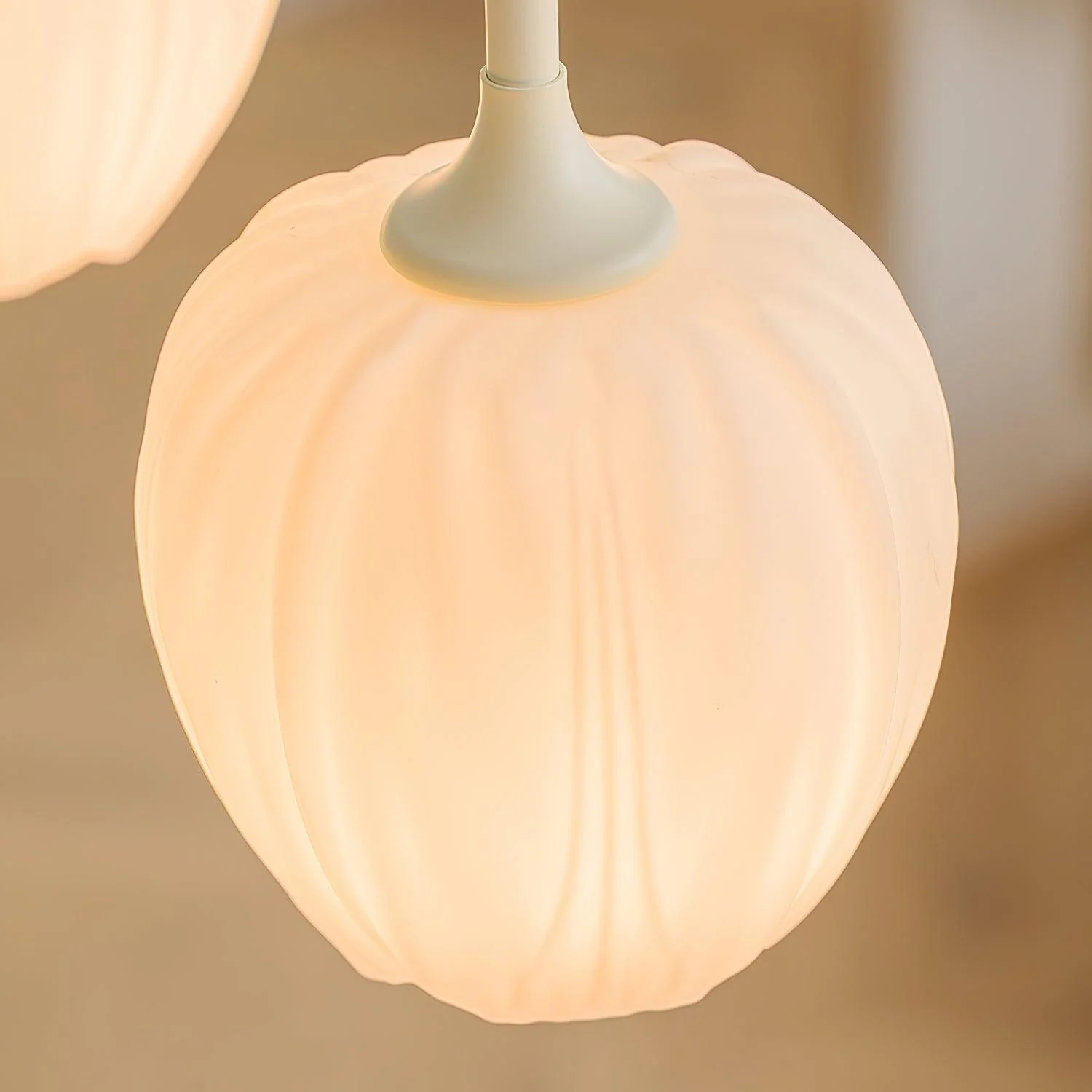 Lustra Chandelier Tulip Matcha Glass - Image 10