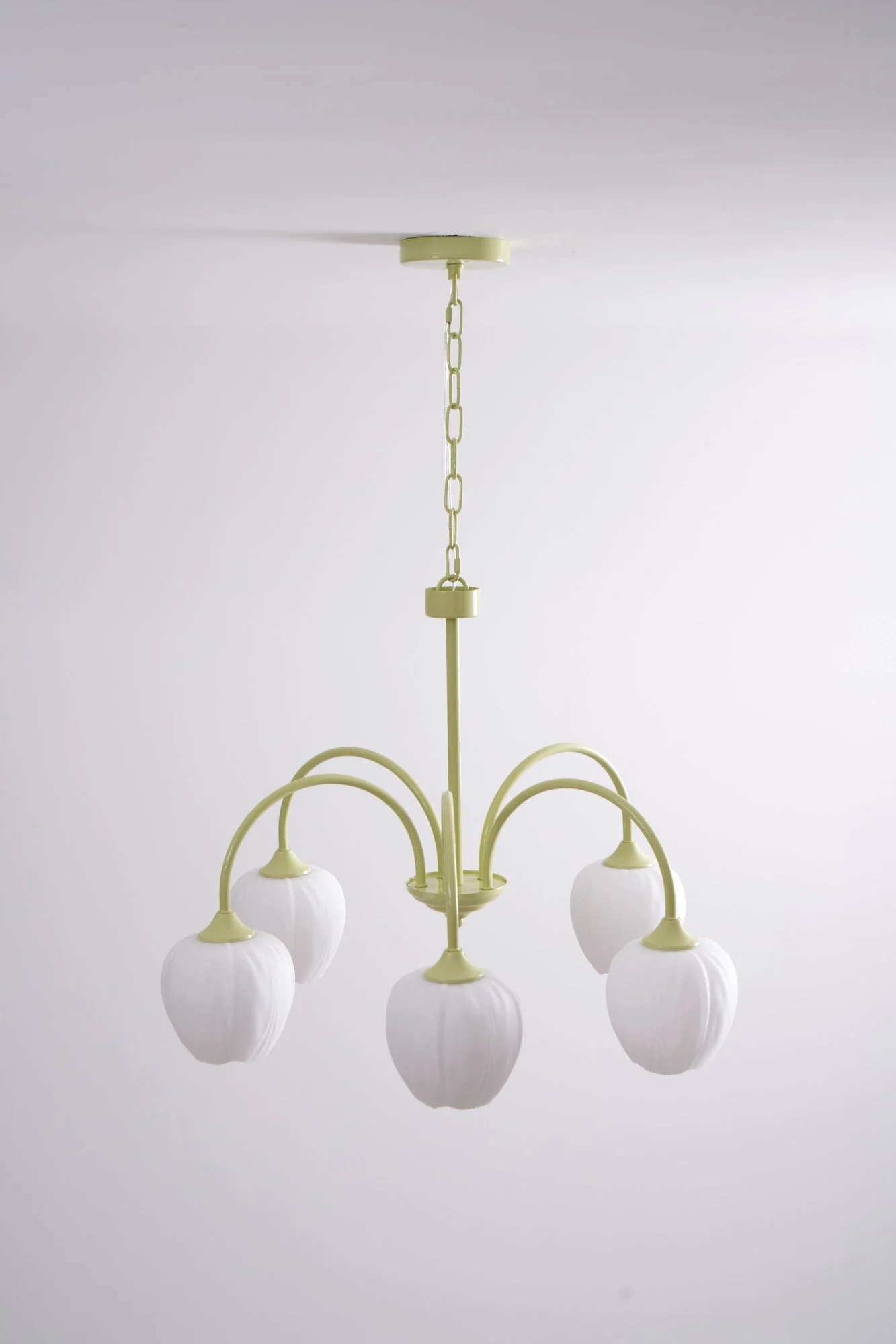 Lustra Chandelier Tulip Matcha Glass - Image 53