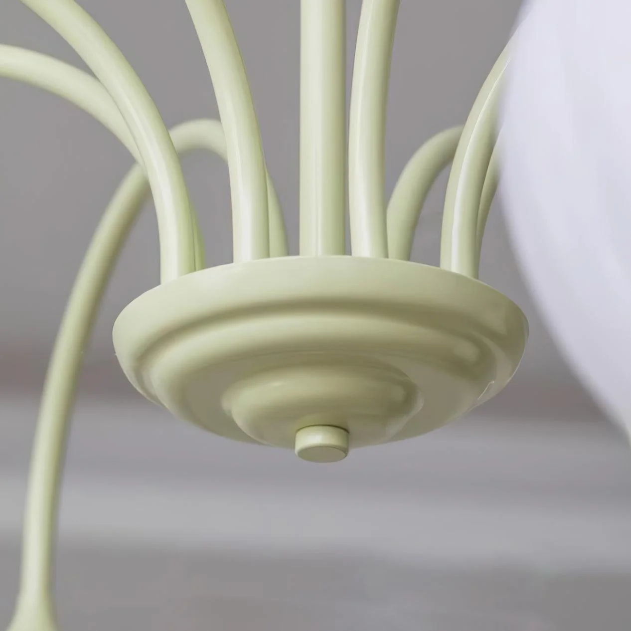 Lustra Chandelier Tulip Matcha Glass - Image 6