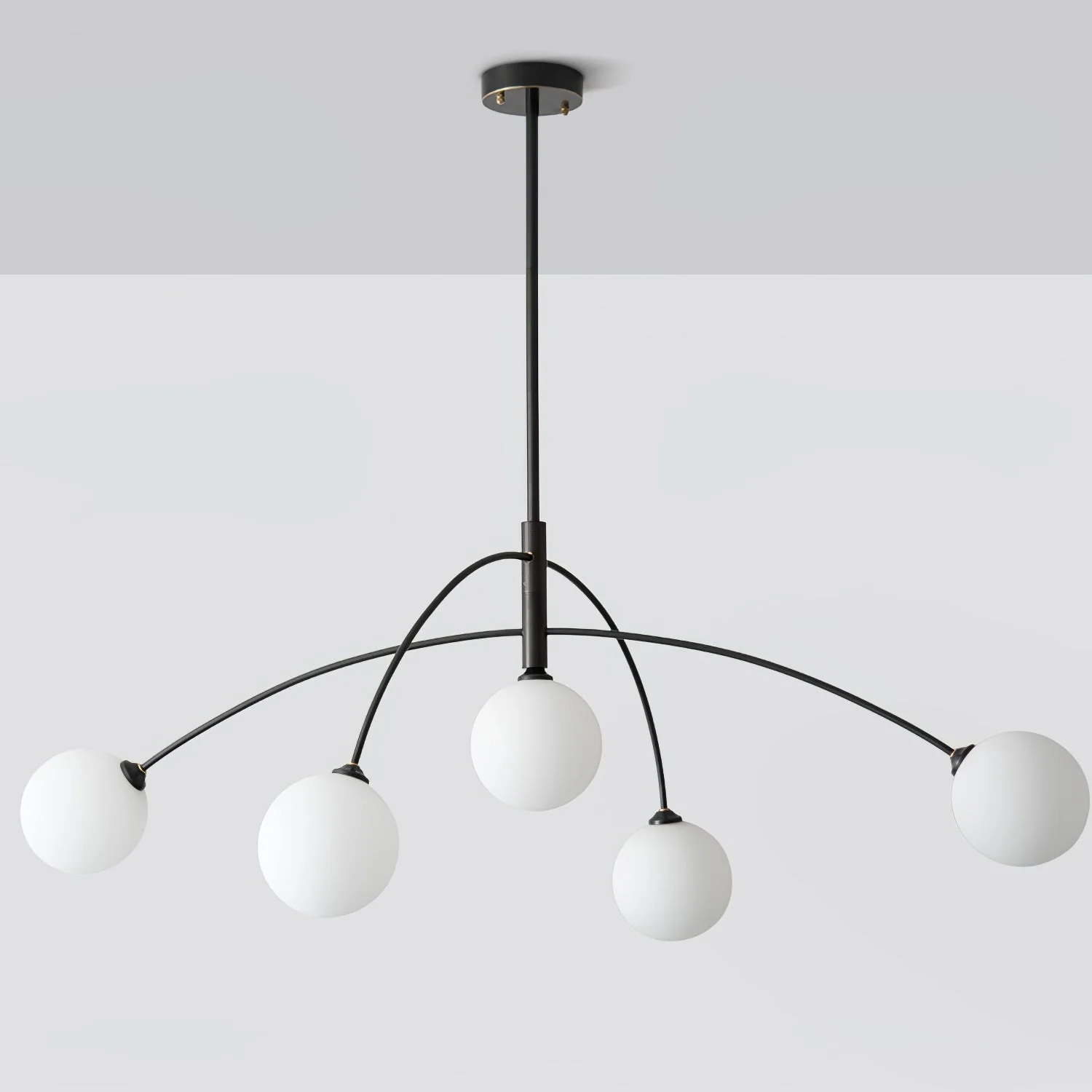 Lustra Chandelier Valentina Arc Brass Elegant - Image 20