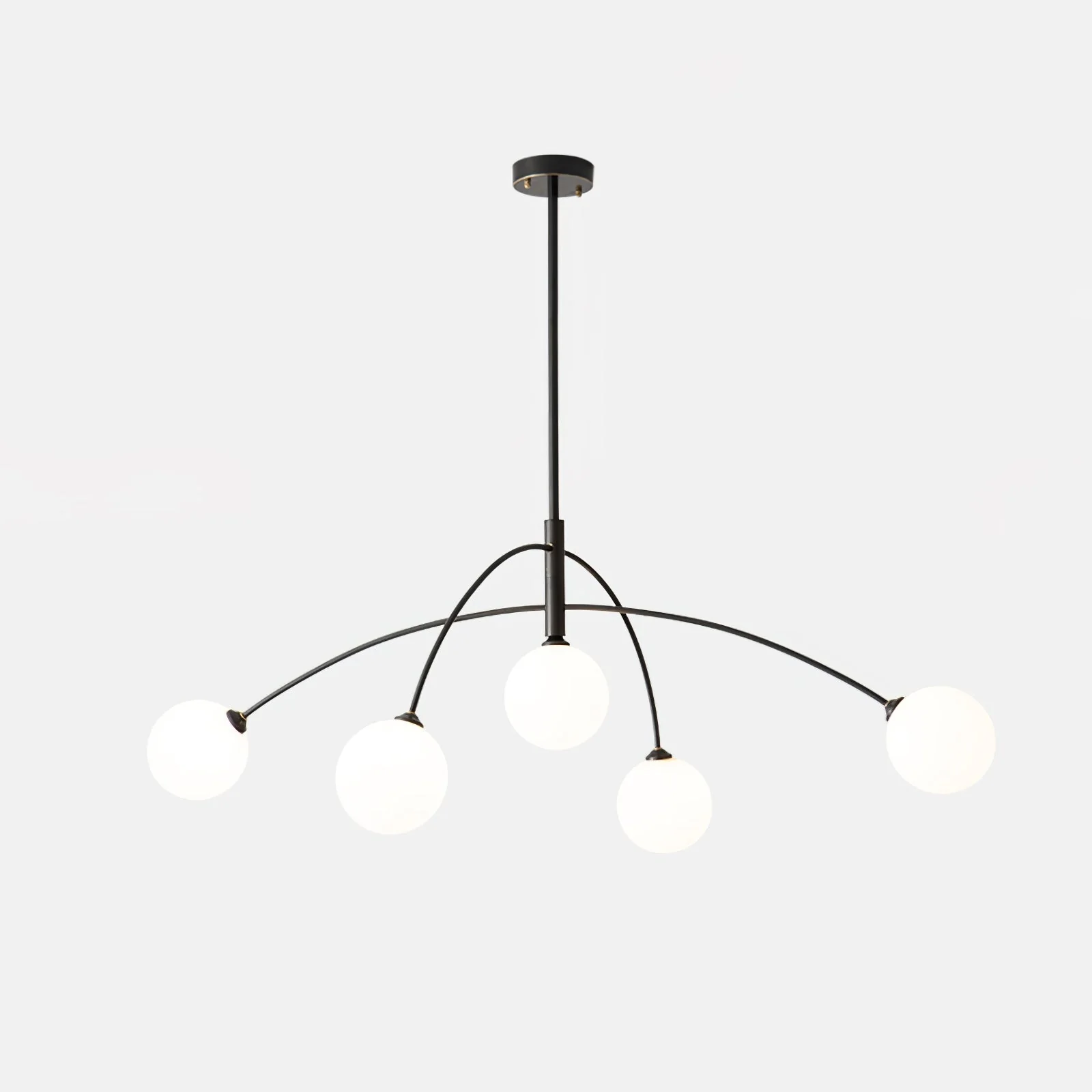 Lustra Chandelier Valentina Arc Brass Elegant - Image 5