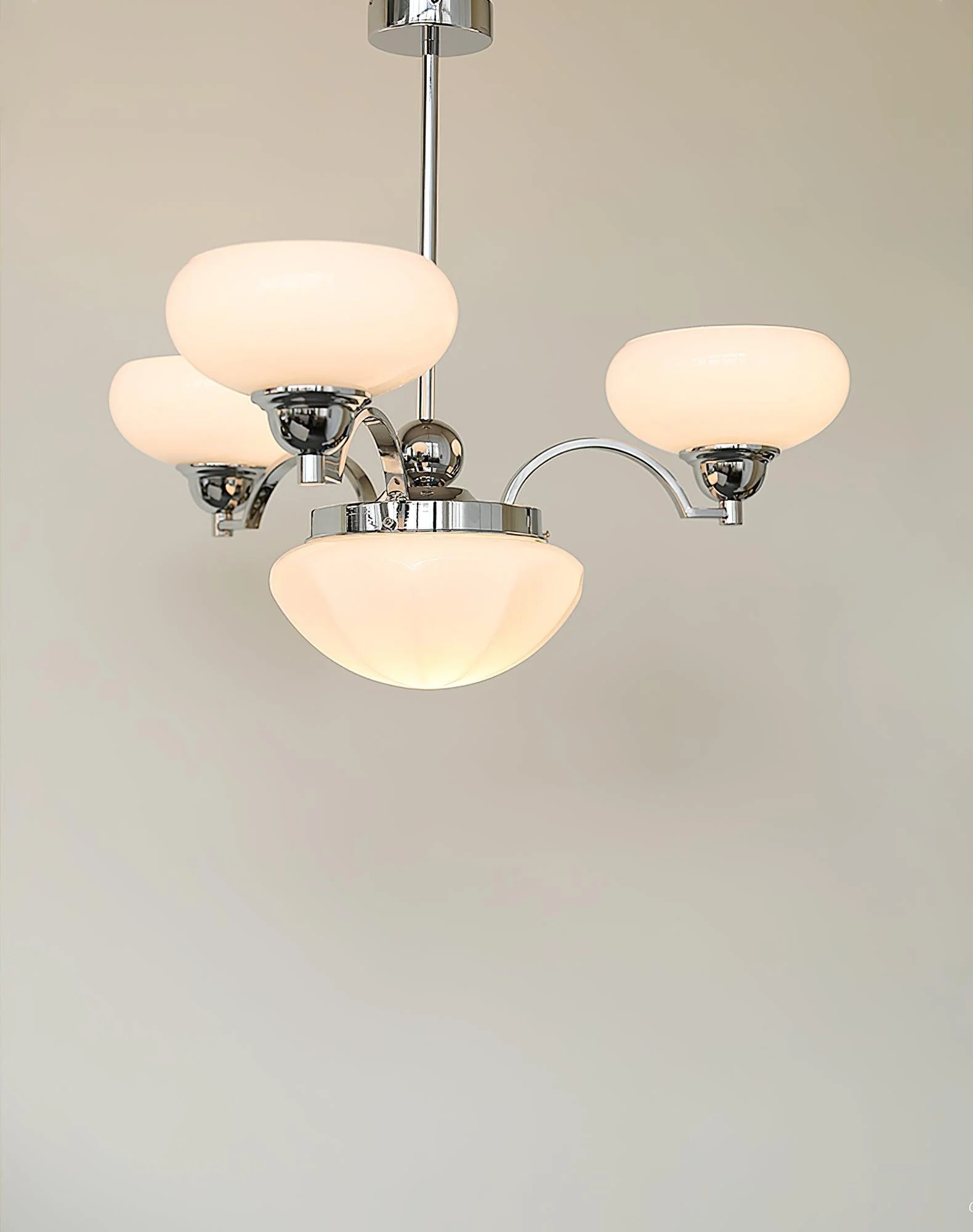 Lustra Chandelier Warre Satin Nickel Glass Iron - Image 11