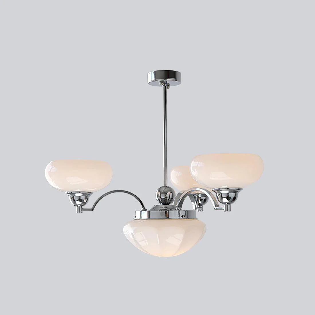 Lustra Chandelier Warre Satin Nickel Glass Iron - Image 13