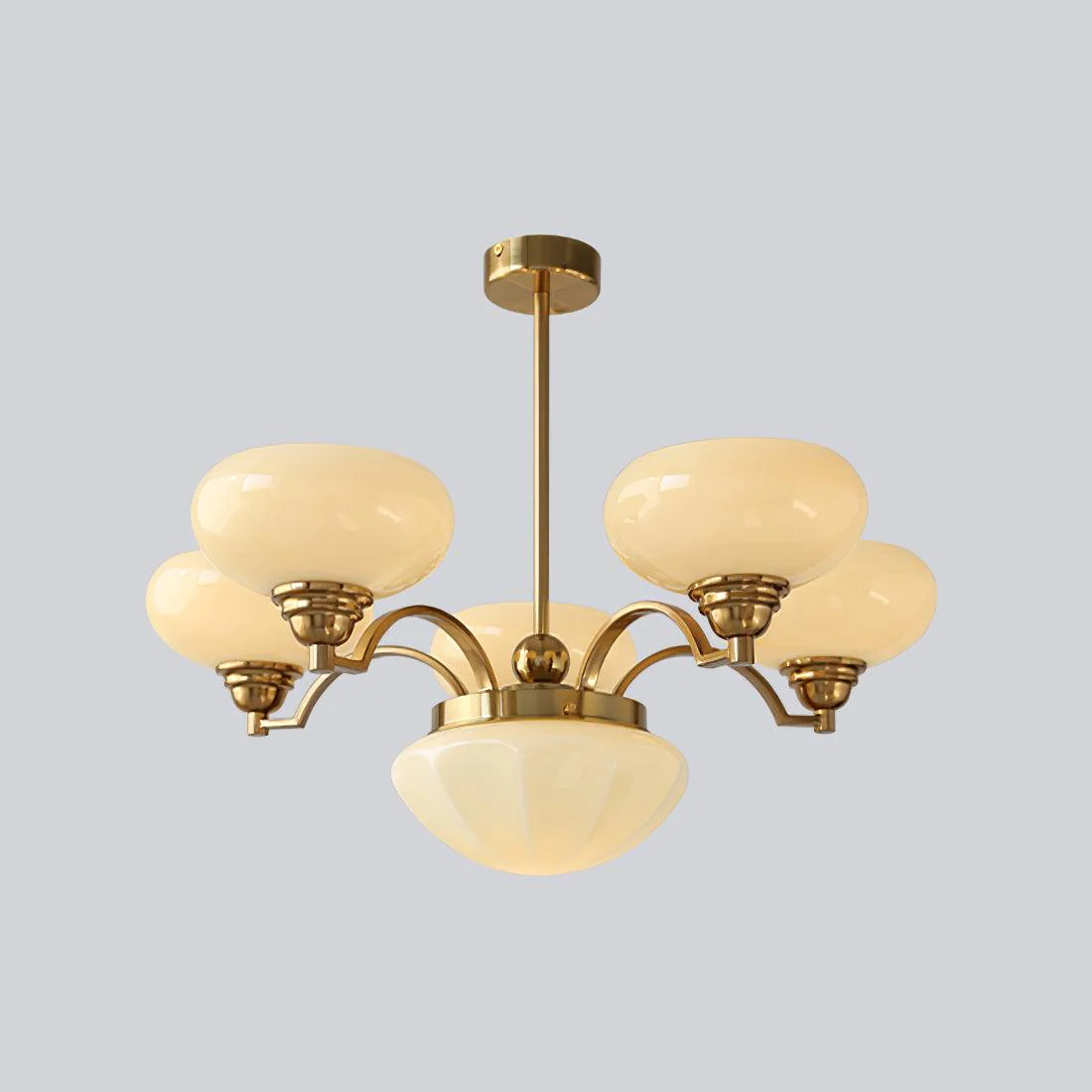 Lustra Chandelier Warre Satin Nickel Glass Iron - Image 21