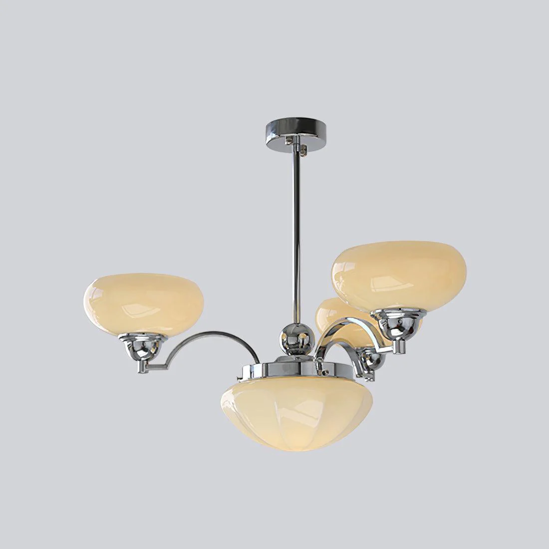 Lustra Chandelier Warre Satin Nickel Glass Iron - Image 27