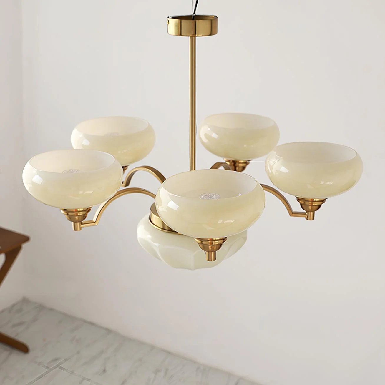 Lustra Chandelier Warre Satin Nickel Glass Iron - Image 38