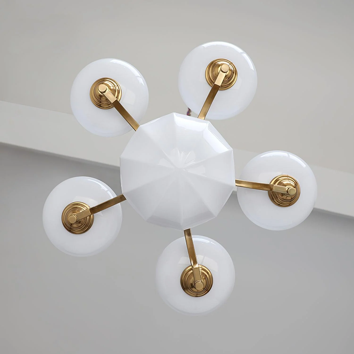 Lustra Chandelier Warre Satin Nickel Glass Iron - Image 40
