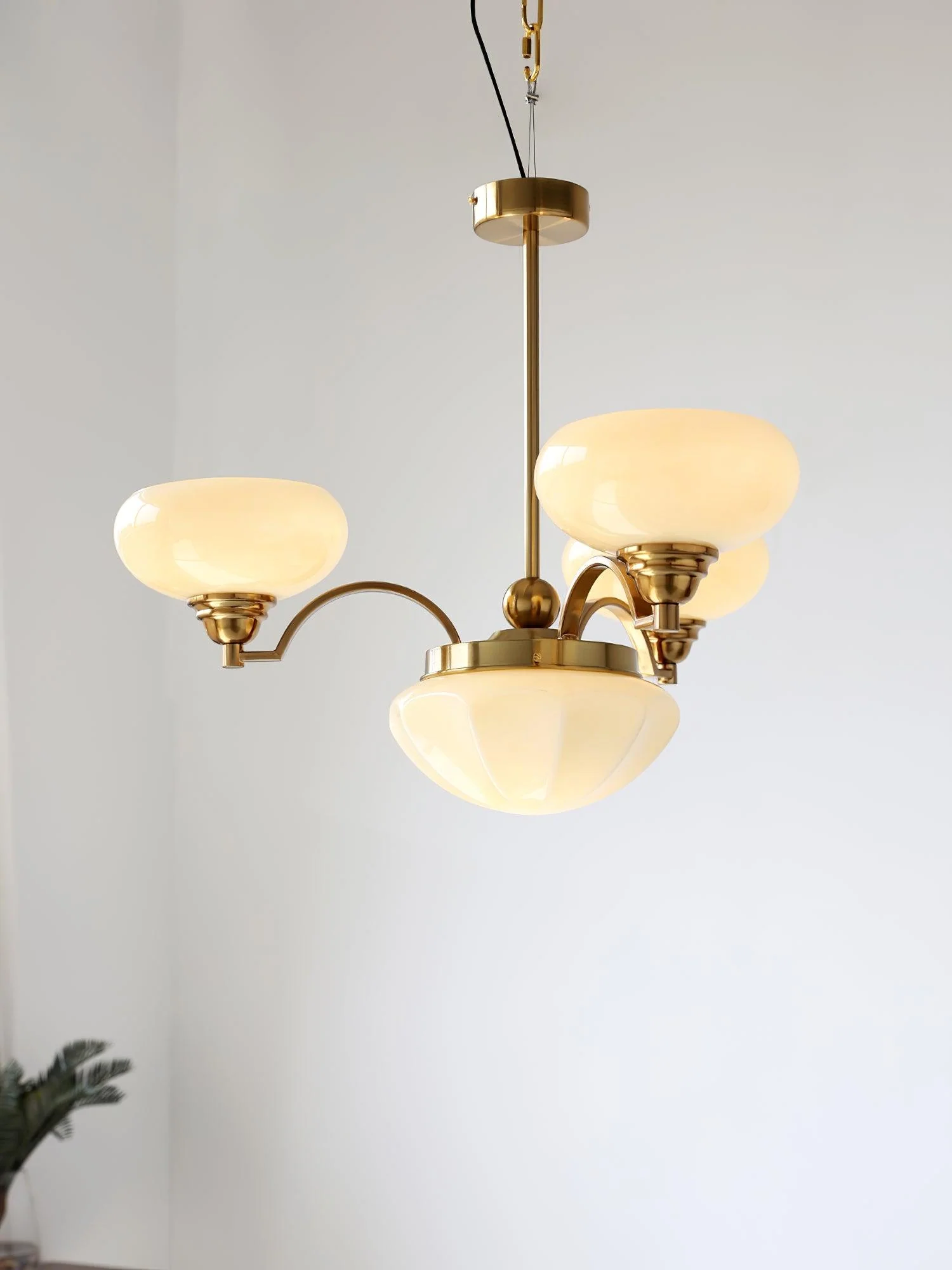 Lustra Chandelier Warre Satin Nickel Glass Iron - Image 6