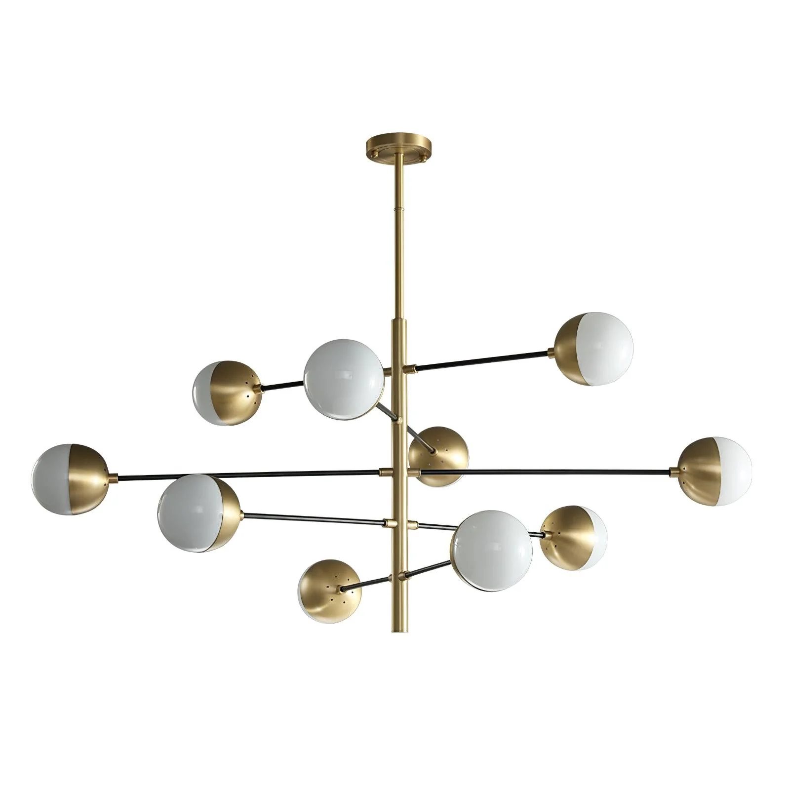 Lustra Chandelier Waverly Glass Elegant - Image 3