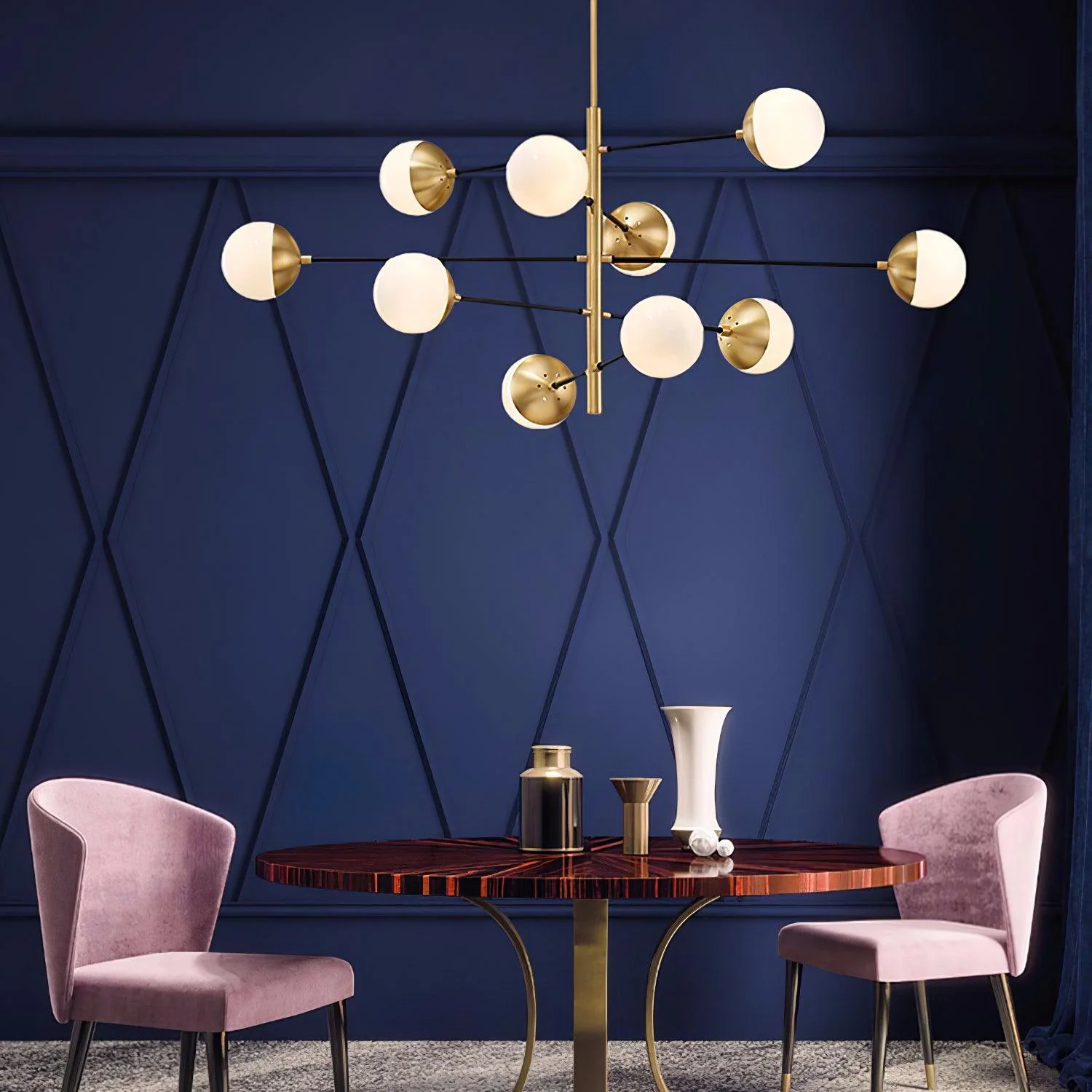 Lustra Chandelier Waverly Glass Elegant - Image 9