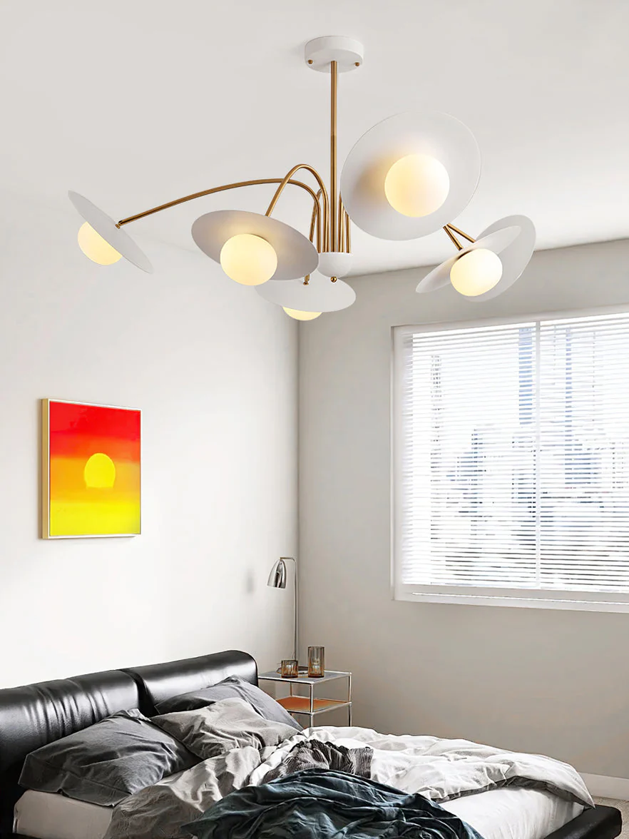 Lustra Chandelier with Art Deco-Inspired Mushroom - Image 36