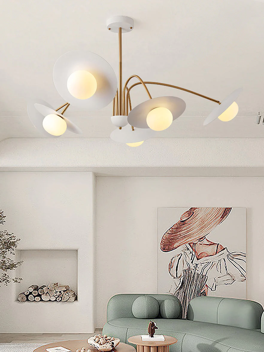 Lustra Chandelier with Art Deco-Inspired Mushroom - Image 42