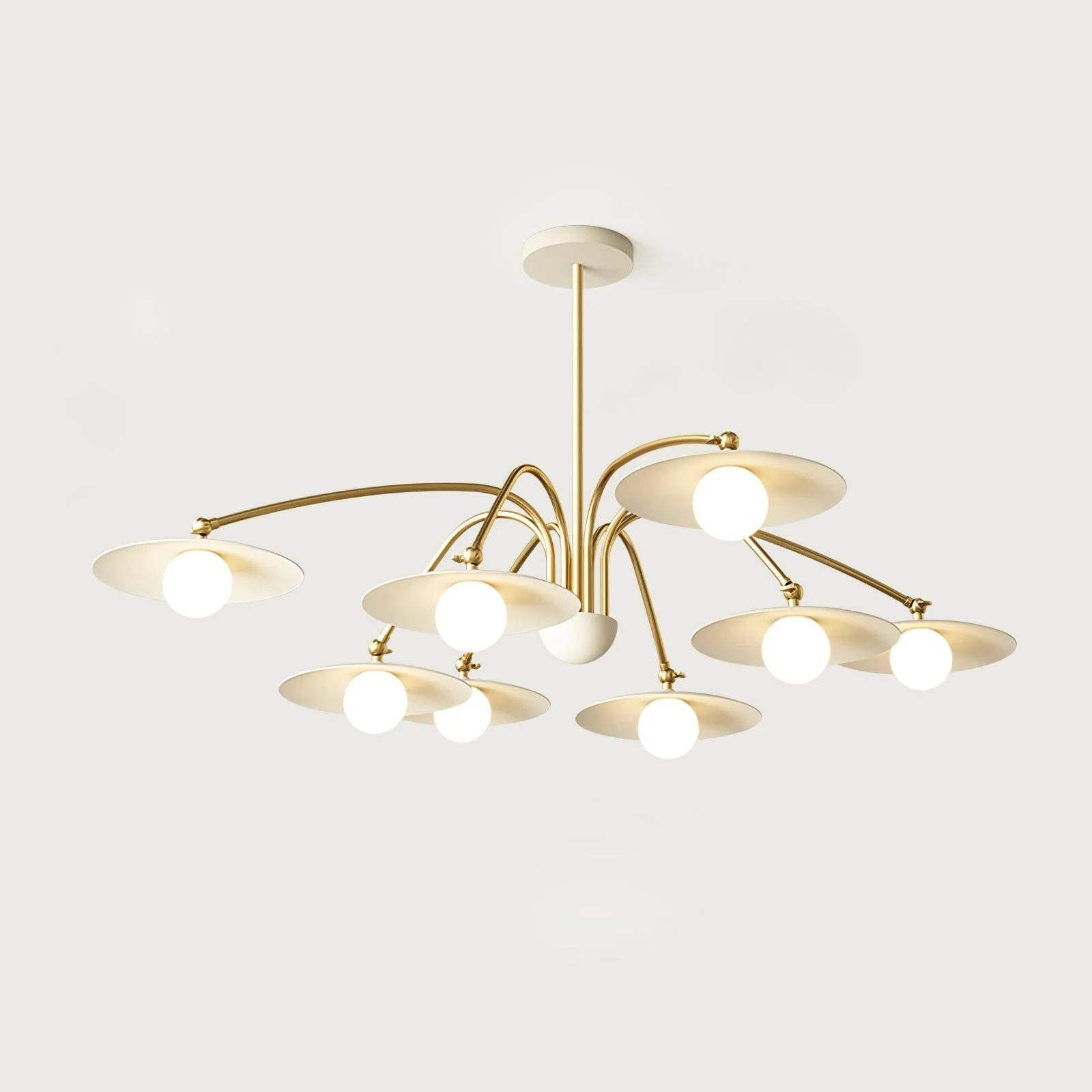 Lustra Chandelier with Art Deco-Inspired Mushroom - Image 5