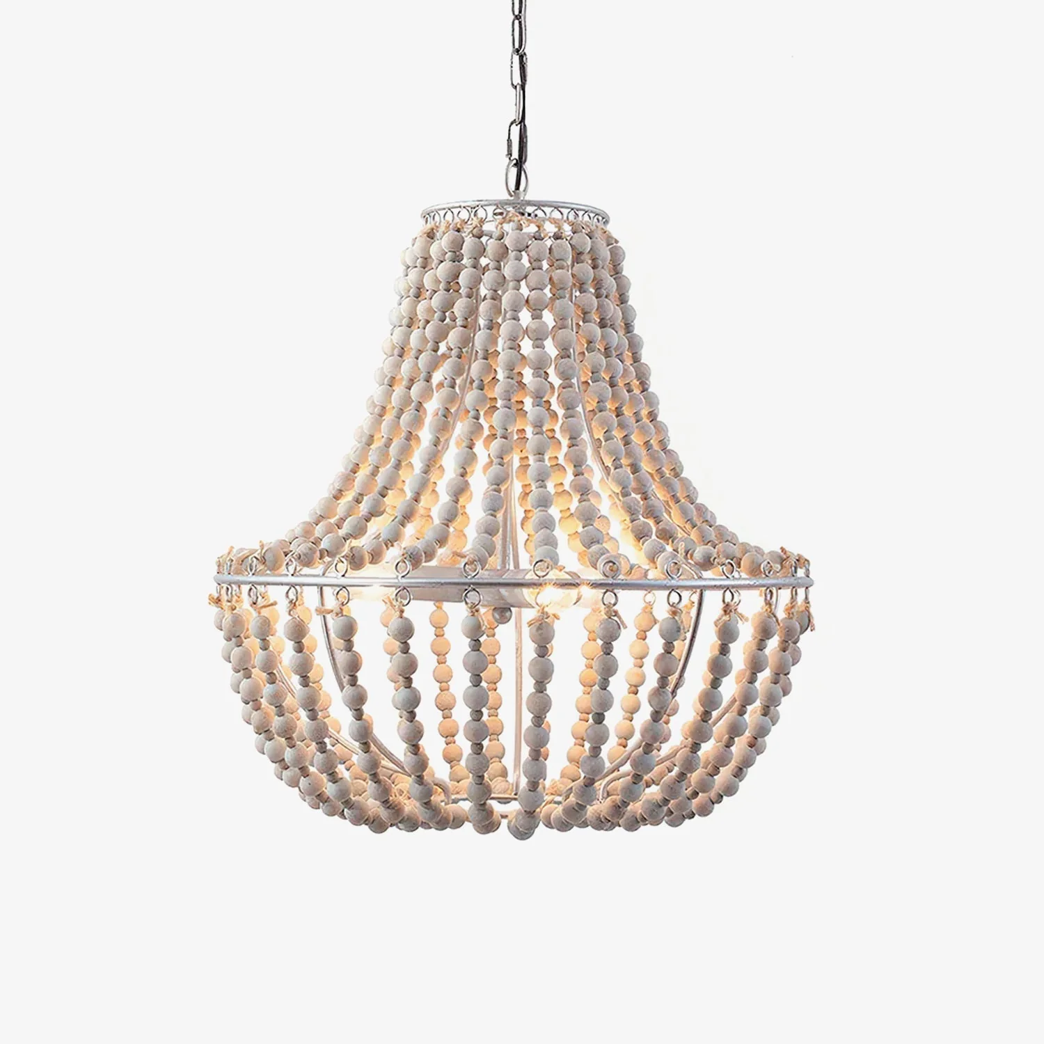 Lustra Chandelier Wood Organic Relaxed
