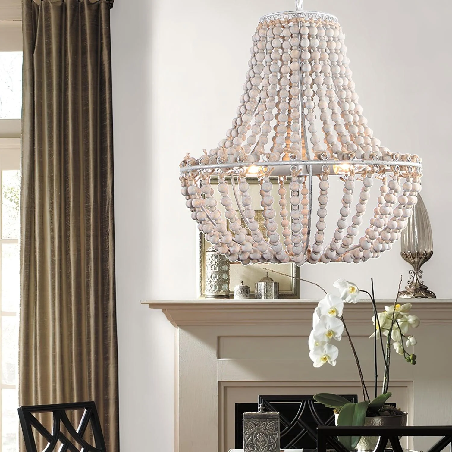 Lustra Chandelier Wood Organic Relaxed - Image 10