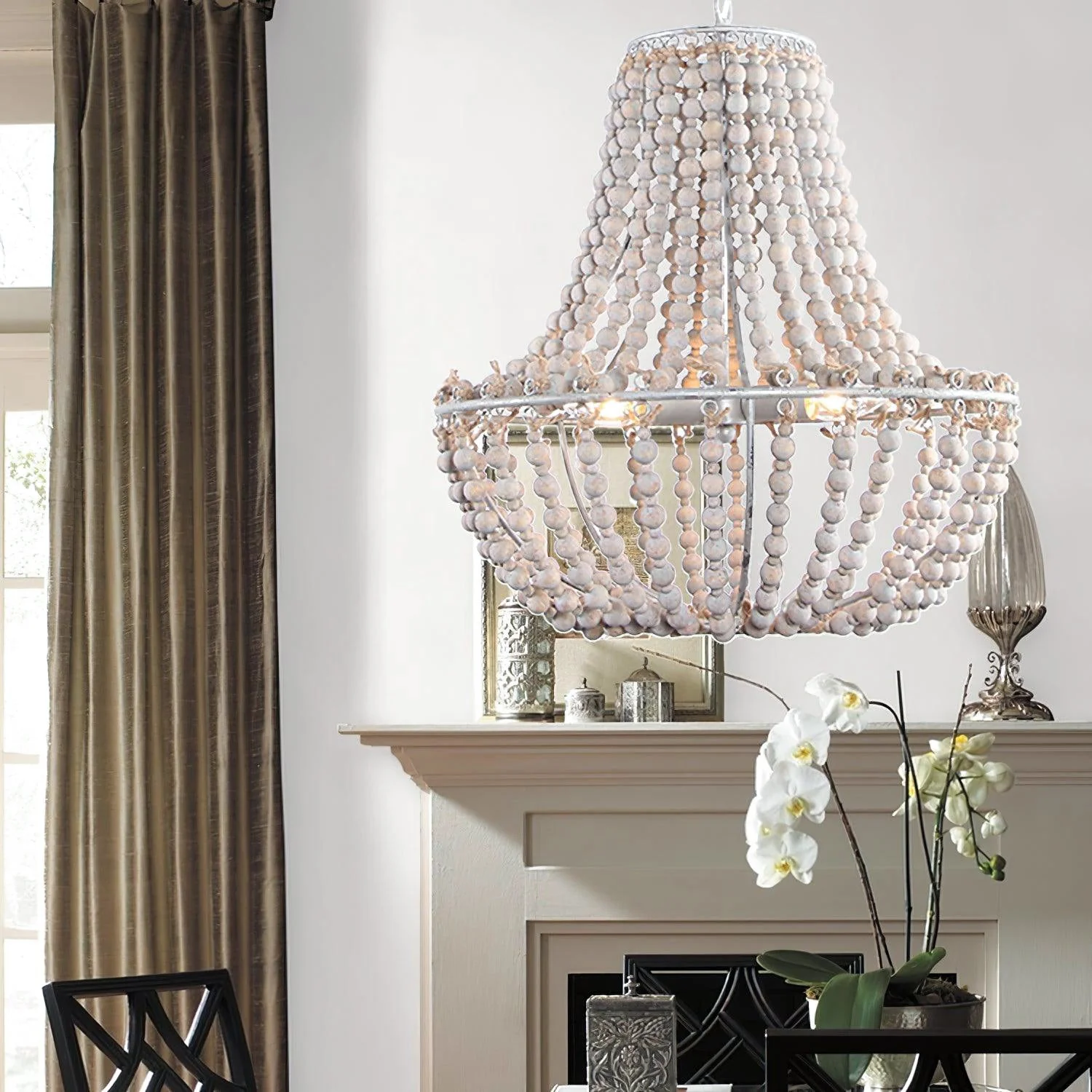 Lustra Chandelier Wood Organic Relaxed - Image 15