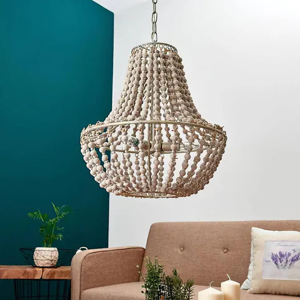 Lustra Chandelier Wood Organic Relaxed - Image 9
