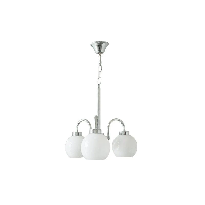 Lustra Chandelier Yellow Glass Globes - Image 42
