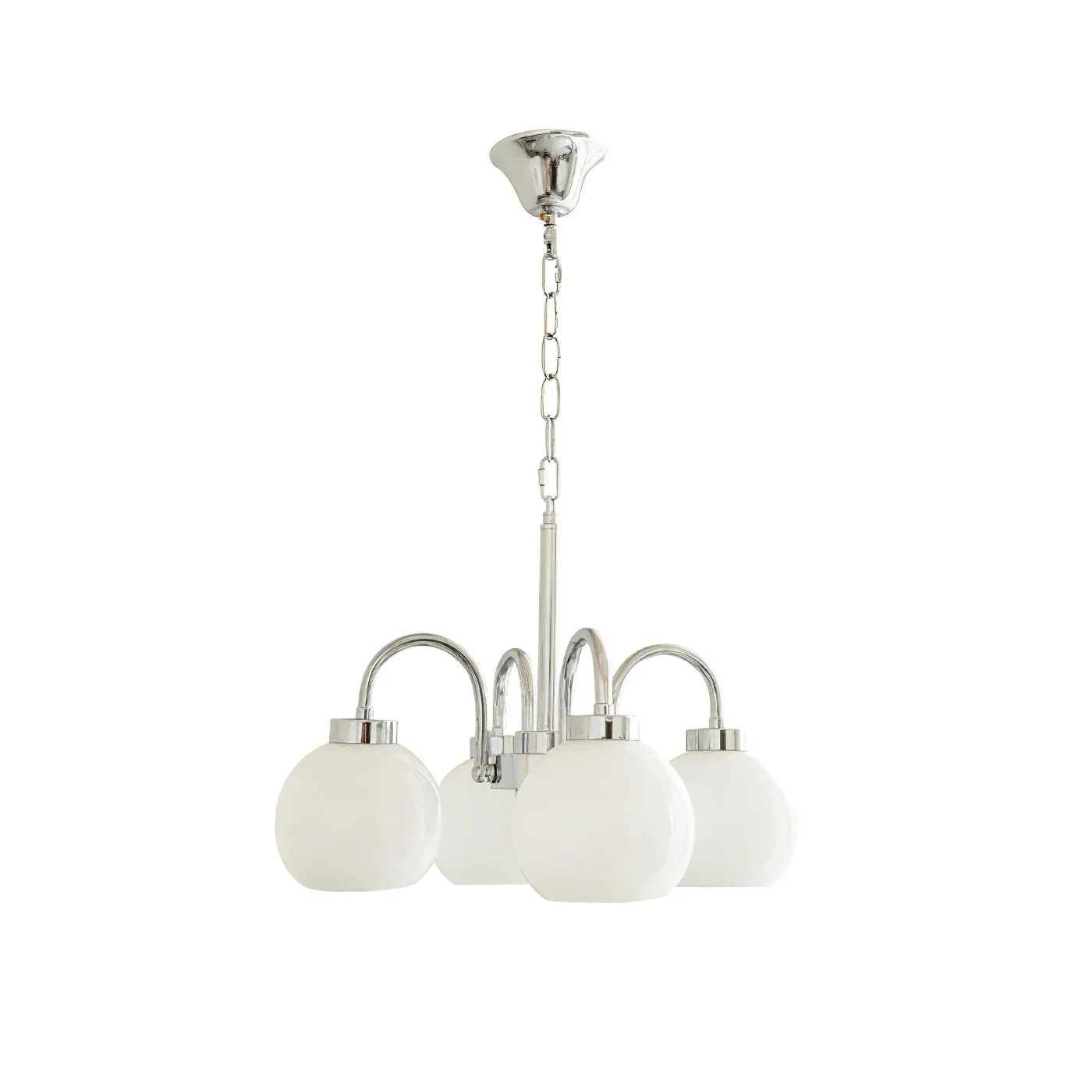 Lustra Chandelier Yellow Glass Globes - Image 51