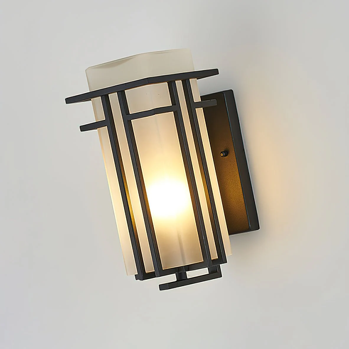 Lustra Outdoor Wall Lamp Iron Lantern Retro - Image 9