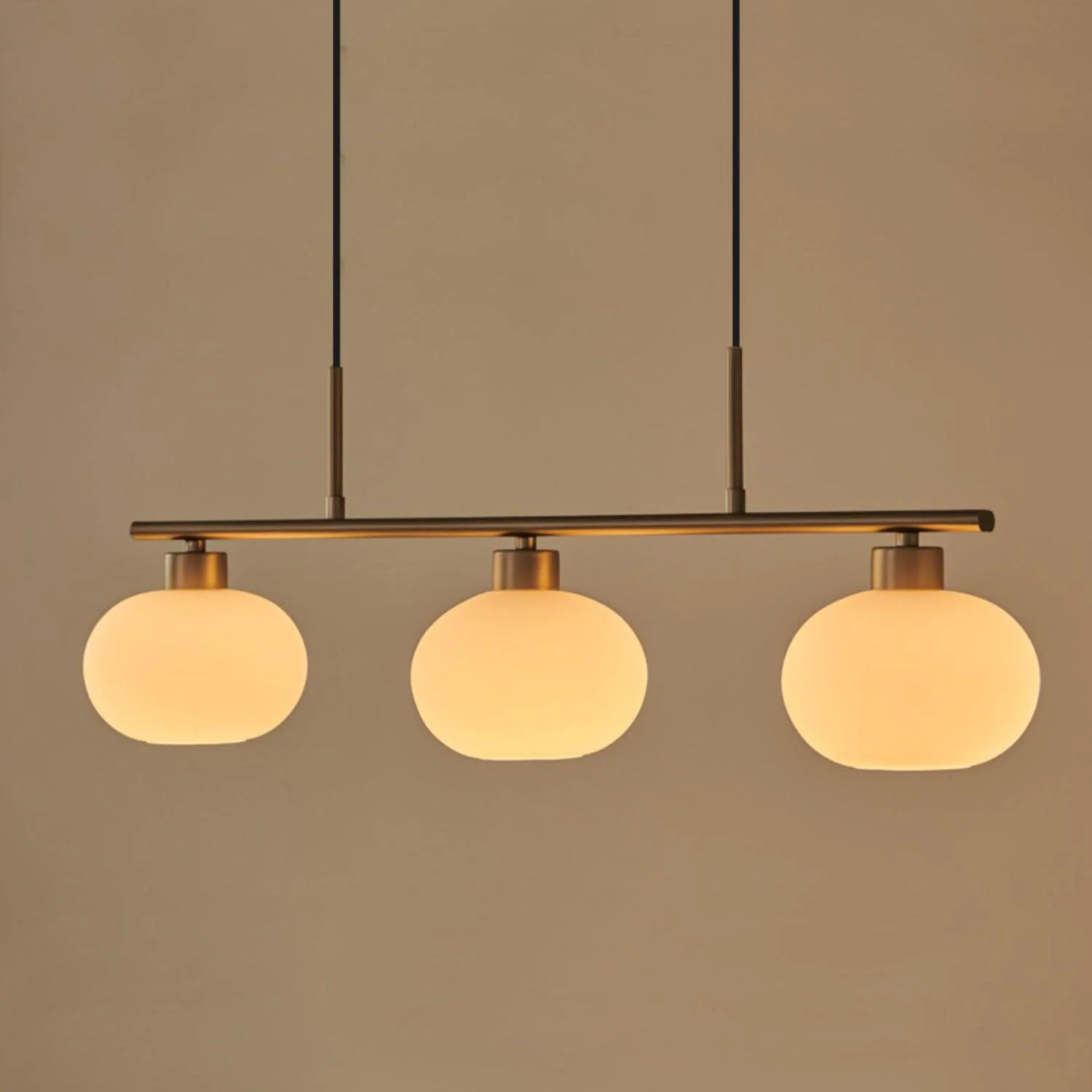 Lustra Pendant Lamp 3-Light Globe Shaped Linear - Image 26