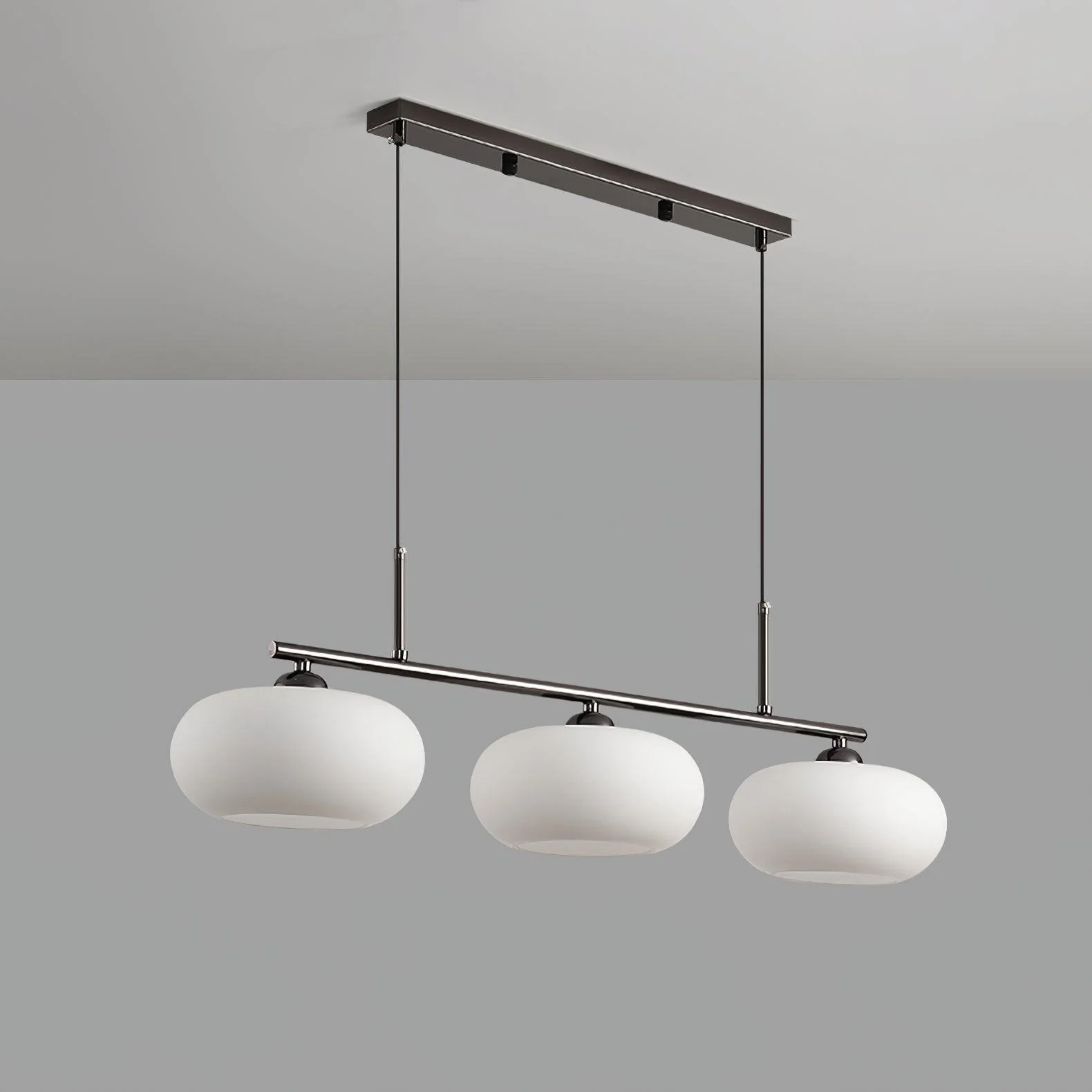 Lustra Pendant Lamp 3-Light Globe Shaped Linear - Image 29