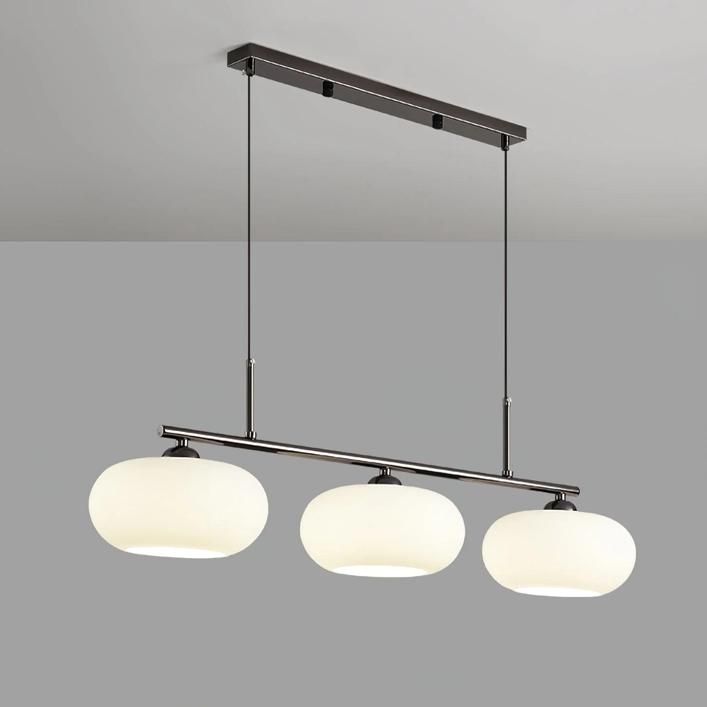 Lustra Pendant Lamp 3-Light Globe Shaped Linear - Image 30
