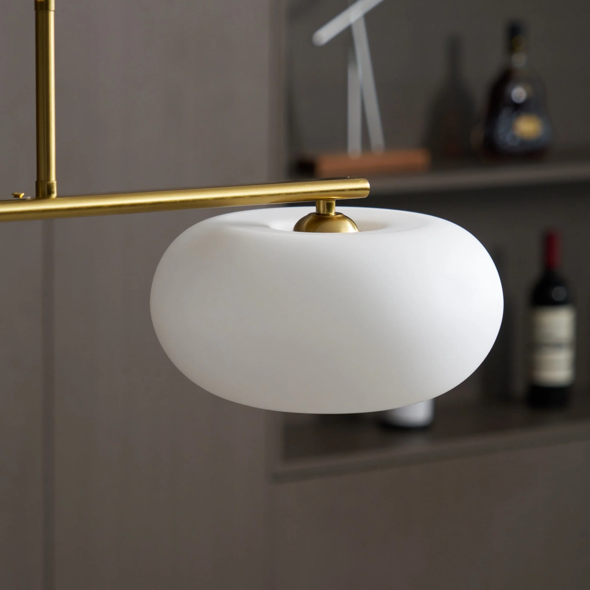 Lustra Pendant Lamp 3-Light Globe Shaped Linear - Image 38