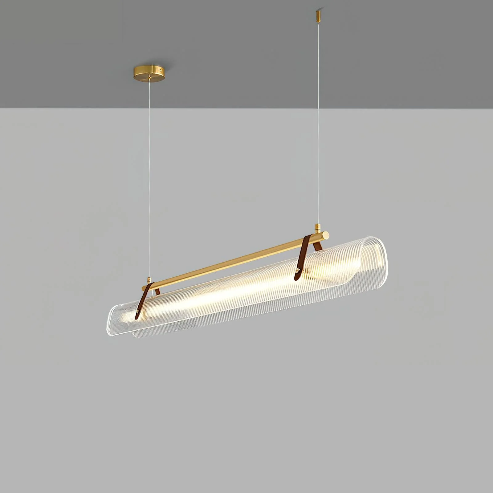 Lustra Pendant Lamp Linear Modern for Dining Room - Image 12