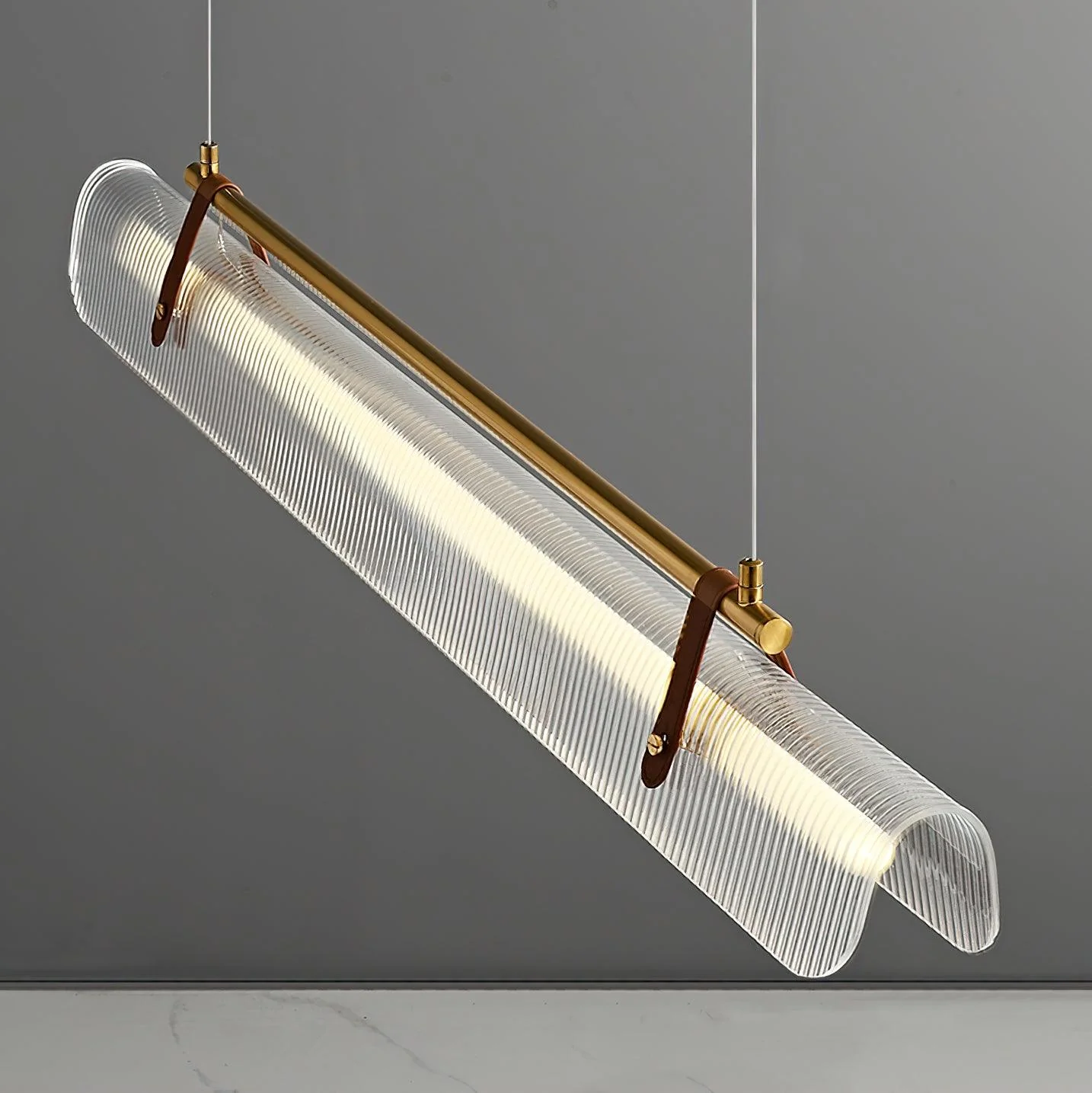 Lustra Pendant Lamp Linear Modern for Dining Room - Image 19