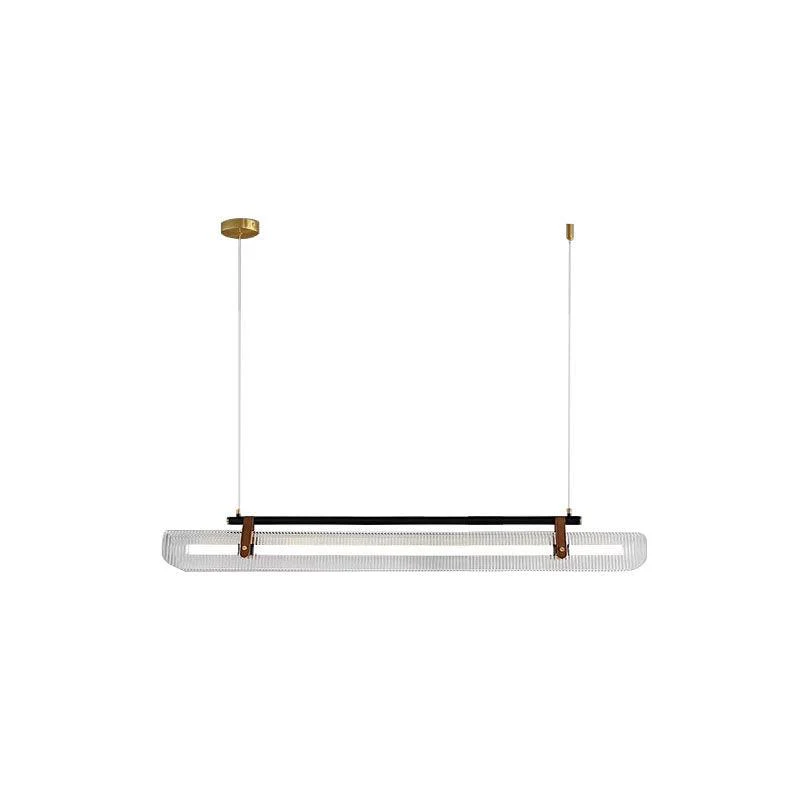 Lustra Pendant Lamp Linear Modern for Dining Room - Image 31