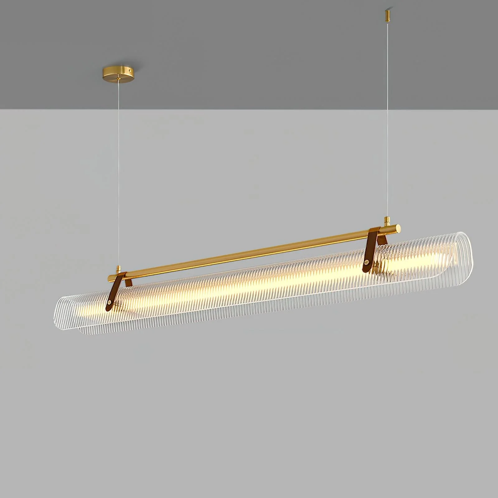Lustra Pendant Lamp Linear Modern for Dining Room - Image 45