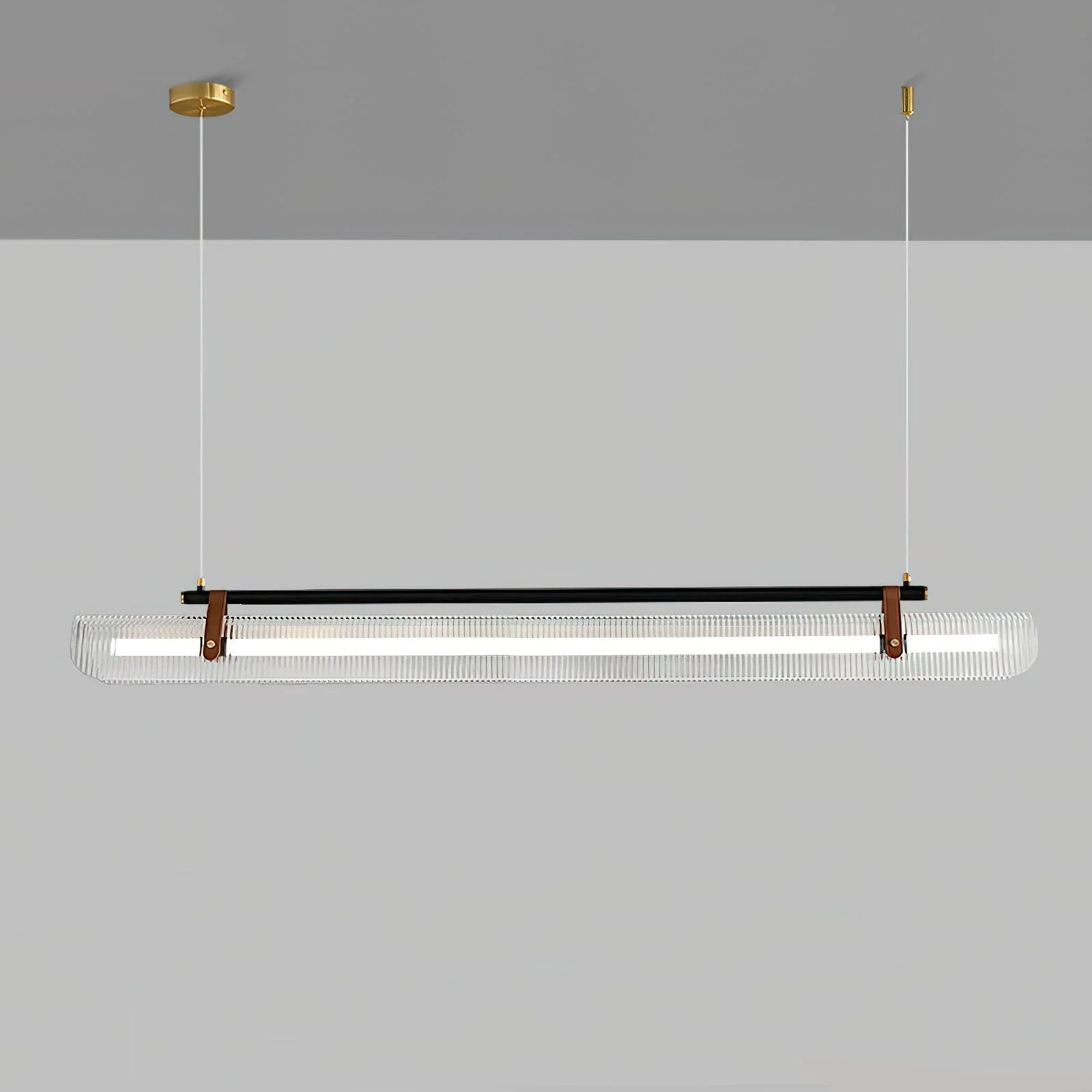 Lustra Pendant Lamp Linear Modern for Dining Room - Image 51