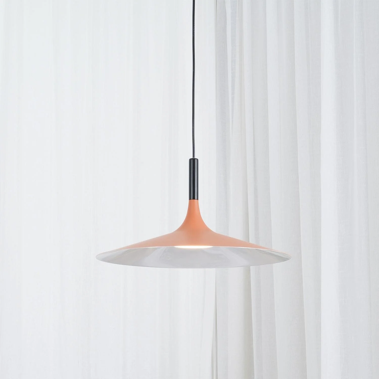 Lustra Pendant Lamp Aluminum Flat Disc - Image 21