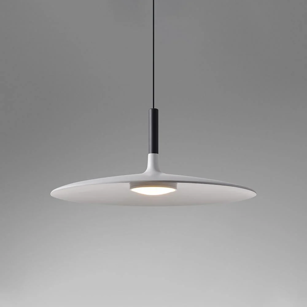 Lustra Pendant Lamp Aluminum Flat Disc - Image 37