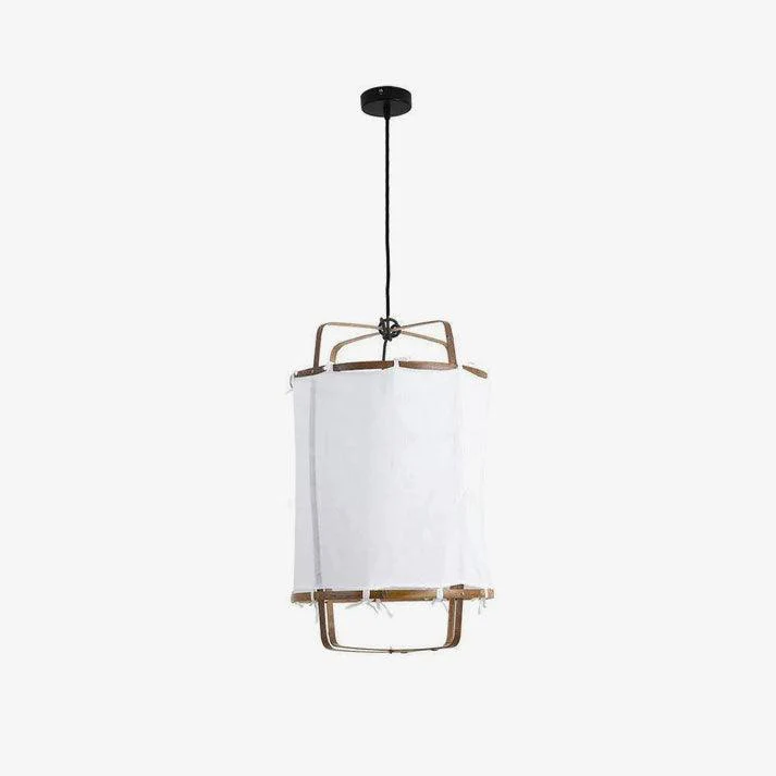 Lustra Pendant Lamp Bamboo Shade for Living Room - Image 11