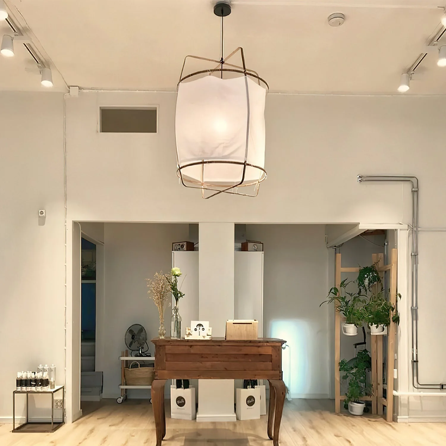 Lustra Pendant Lamp Bamboo Shade for Living Room - Image 12