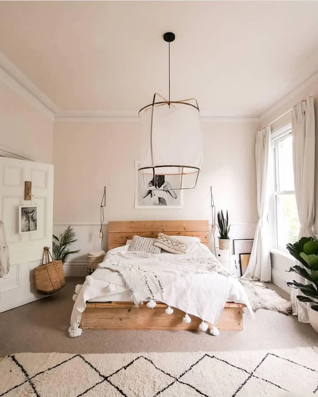Lustra Pendant Lamp Bamboo Shade for Living Room - Image 30